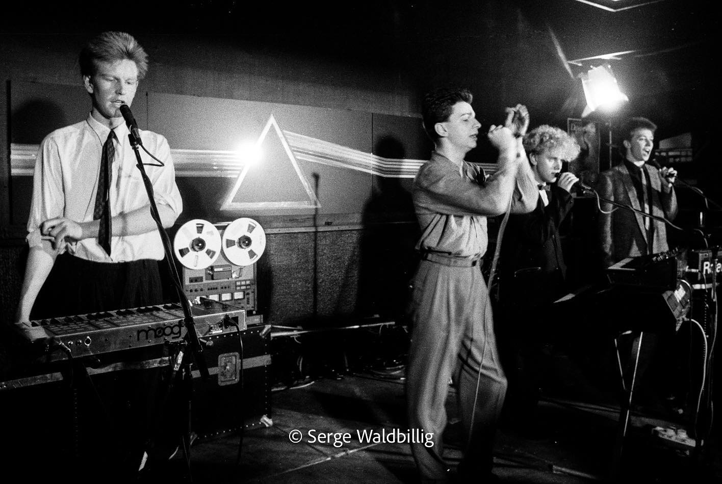 Depeche Mode at the Rainbow Club in Oberkorn (L) on March 30, 1982.jpg
