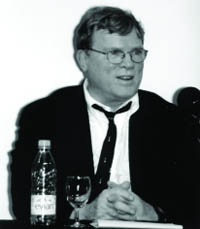 Don Alann Pennebaker lors d'un passage à la Cité de la Musique - Paris