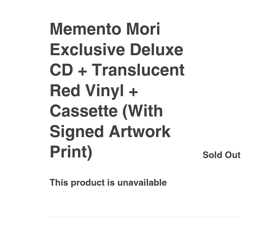 Screenshot 2023-02-09 at 18-17-48 Memento Mori Exclusive Deluxe CD Translucent Red Vinyl Cassette (W.png