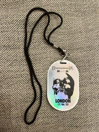 Depeche Mode Memento Mori Tour 2023 VIP Lanyard London (1) - Copie.jpg
